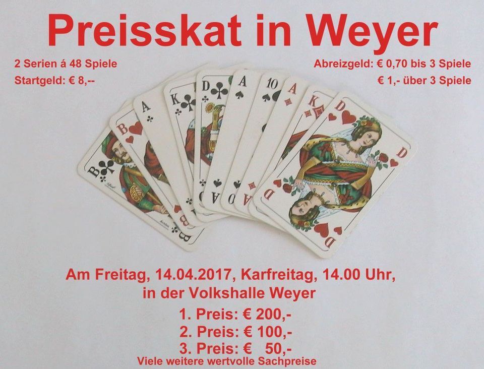 Preisskat Weyer 2017